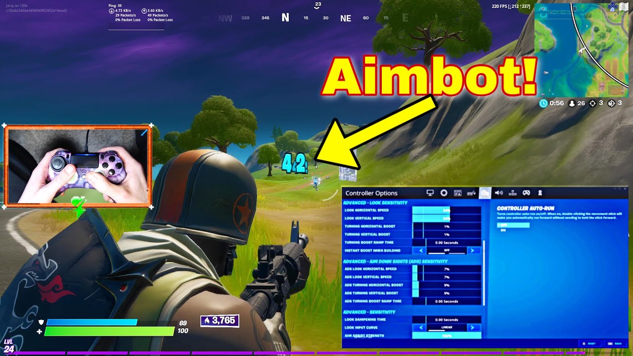 fortnite aimbot for ps4