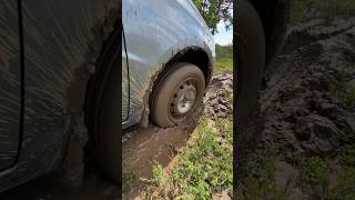 I am hard stuck in mud in high heels boots ☺️ #carstuck #highheelswalking #dirtyboots #csg