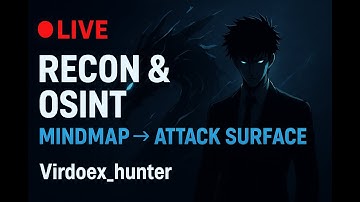 LIVE 🔥 OSINT & Recon Blueprint — Attack Surface Discovery in Real-Time (MindMap Walkthrough)