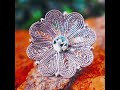 Oxidised ring for girls