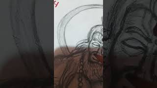 Hanuman Ji Drawing Jai Shree Ram
