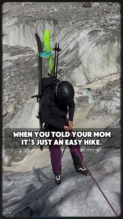 “It’s just a chill hike, Mom” ❄️😂
