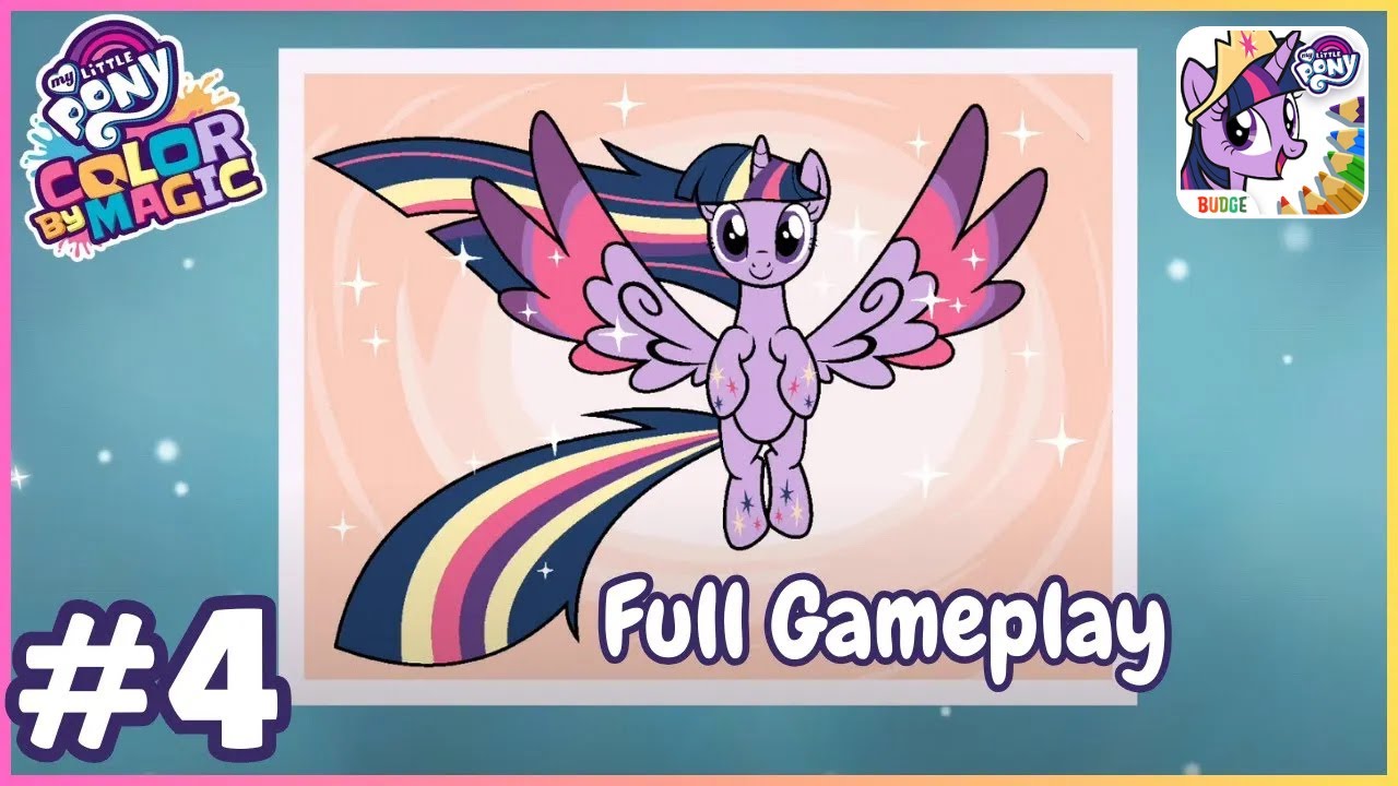 👉 My Little Pony: Color by Magic 🎨🦄 | Full Gameplay Walkthrough | Part 4 | VIP | Games 4 Kids!