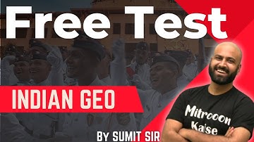 NDA Mock Test | Free Test for NDA | Indian Geography | Strategy for NDA | Learn With Sumit
