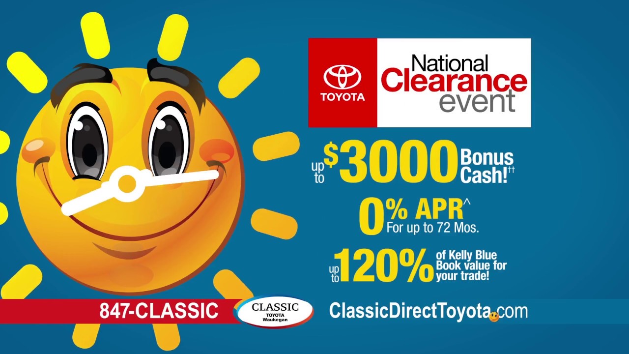 Toyota National Clearance Event