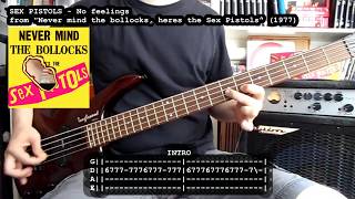 SEX PISTOLS - God save the queen (BASS cover w/ Tabs) chords