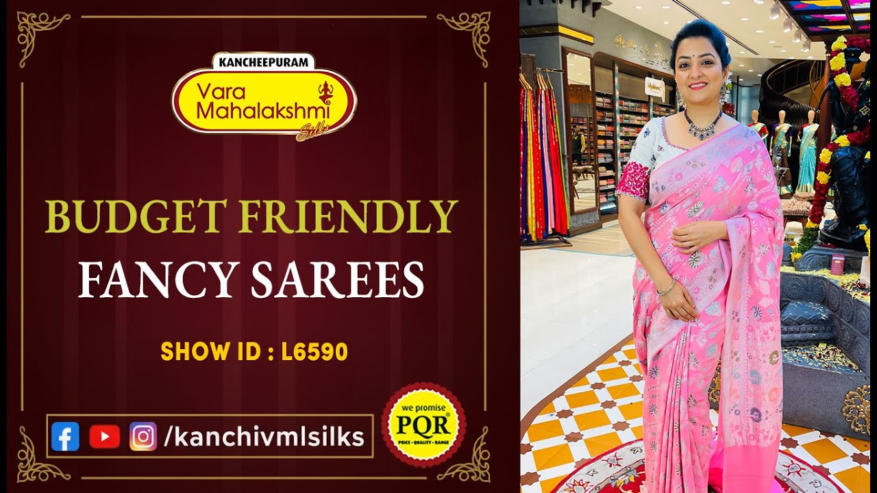 Budget Friendly Fancy Sarees Collection | 89 0001 0002 | Kancheepuram Varamahalakshmi Silks LIVE