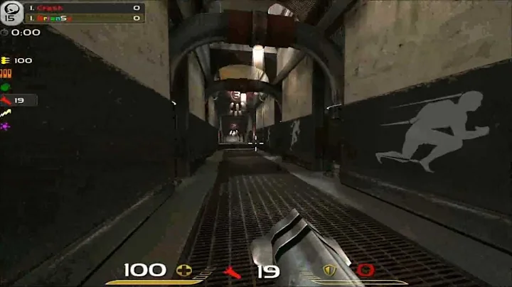 Me completing the Quake Live Crash Course at the Expert level