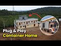 Placing a tiny container home on top of a 2 story building  the habitainer