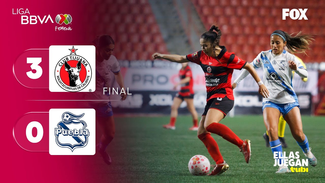XOLOS 3-0 PUEBLA | RESUMEN | LIGA MX FEMENIL | CLAUSURA 2026 | JORNADA ...