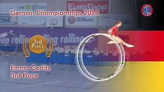 Emma Gerlitz German Championships 2023 in Gymwheel All Arround Woman 3rd Place