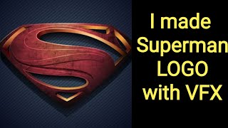 I made Superman LOGO with Blender | SIMPLE VFX
