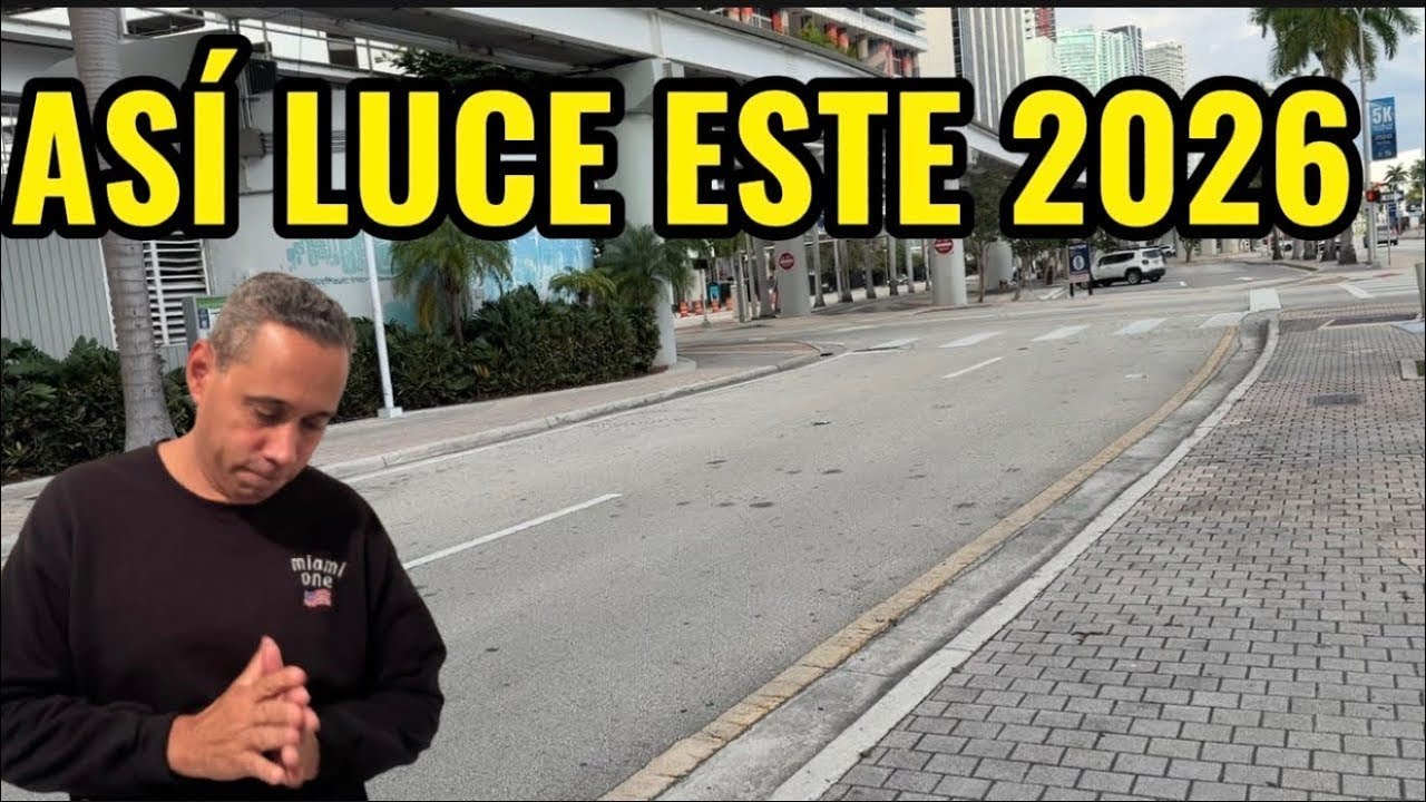 ASI AMANECEN LAS CALLES DE MIAMI ENERO 2026