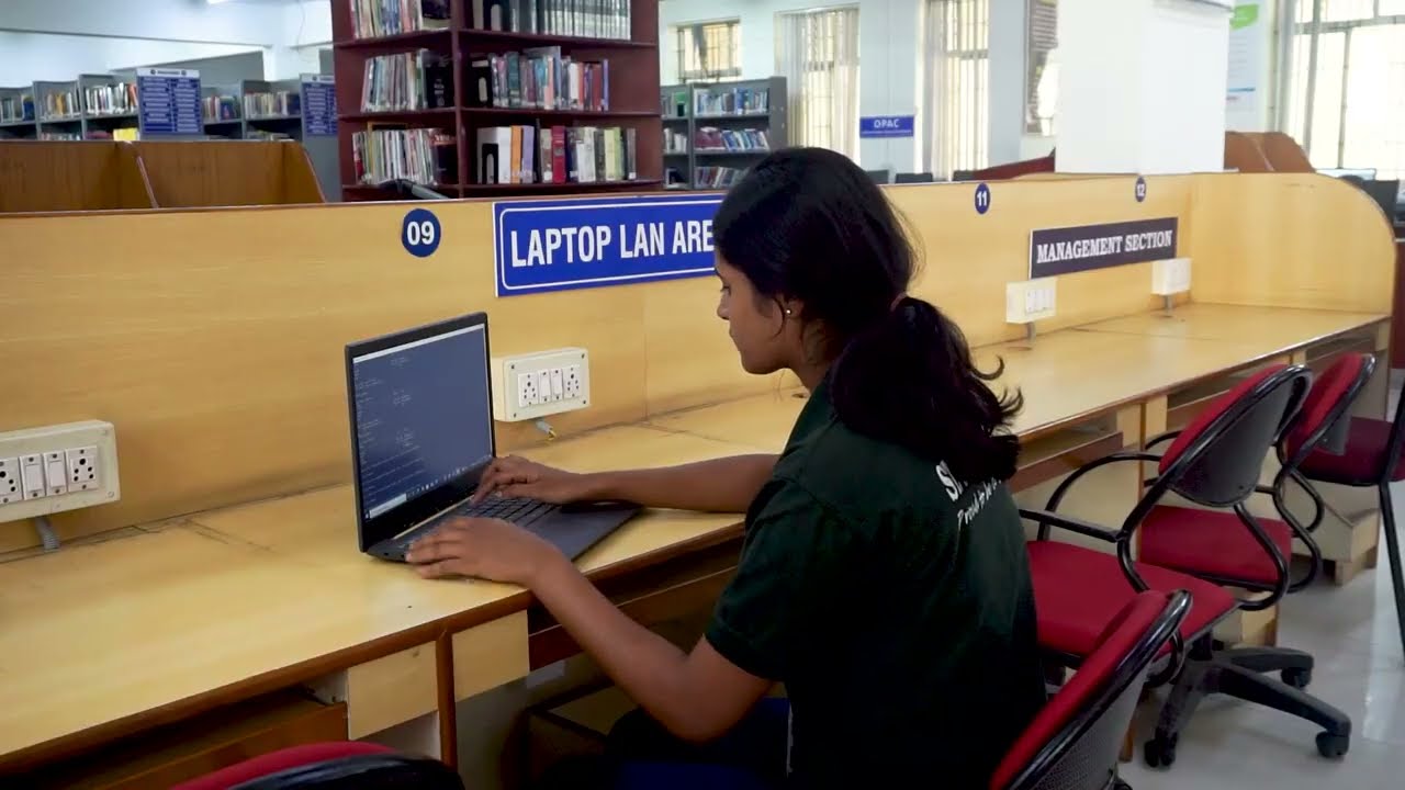 Library facilities at St. Claret College