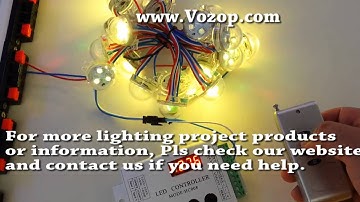 30mm UCS1903 Led Pixel Module 12v 3LEDs 5050 RGB Point Light