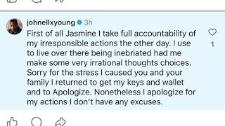 Johnell Young Apologizes To The Young Lady Home He Got Arrested At, He Took Accountability 