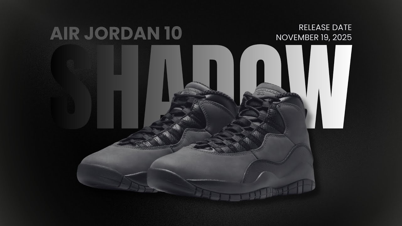 SHADOW 2025 Air Jordan 10 | DETAILED LOOK + PRICE
