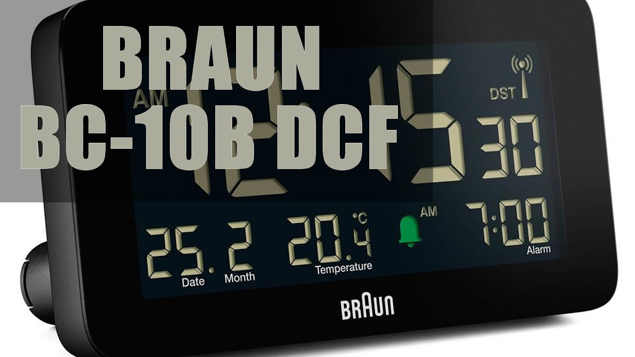 Reloj-despertador Braun BNC015 blanco con proyector