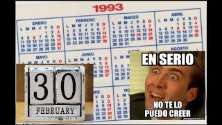 ¿Por qué el calendario de 2021 es igual al de 1993?