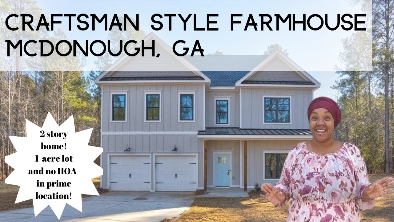 New Homes in McDonough, GA 1 Acre Lot No HOA Price Reduced New