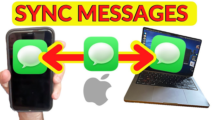 How to sync messages from iPhone to iPhone