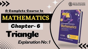 A Complete Course in Mathematics For Class 10 by B.K. Singh Chapter 5 #video