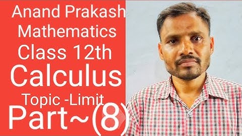 Anand Prakash Mathematics 12th