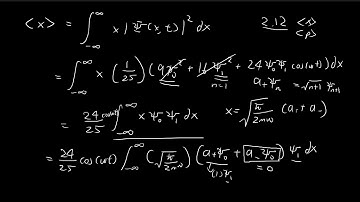 Problem 2.13c, d | Introduction to Quantum Mechanics (Griffiths)