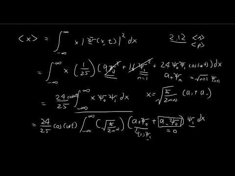 Problem 2.13c, d | Introduction to Quantum Mechanics (Griffiths)