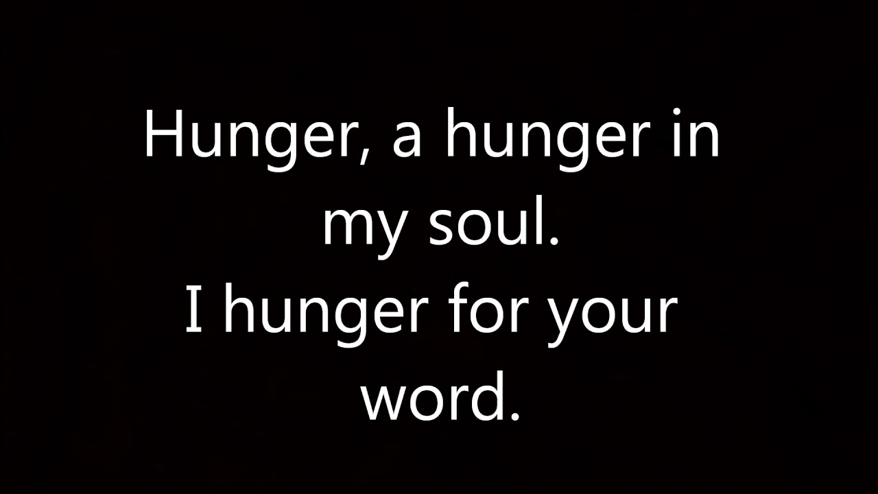 Eternal Decision Hunger lyrics video