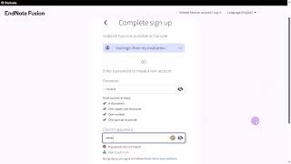 Accessing EndNote Fusion