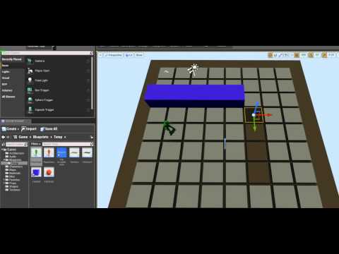 UE4 tile editor and turn based system