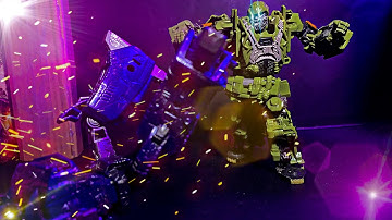 Hound VS Shockwave - Transformers Stop-Motion