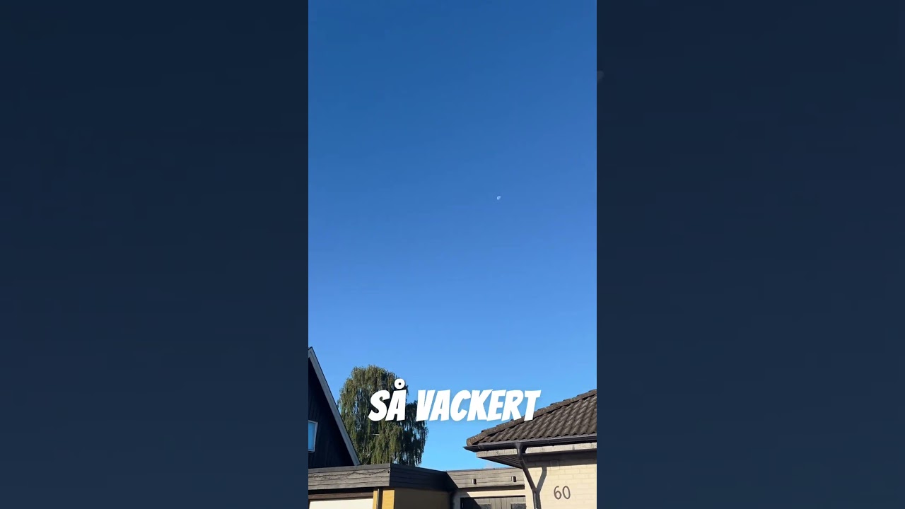 Sol och måne på samma himmel!