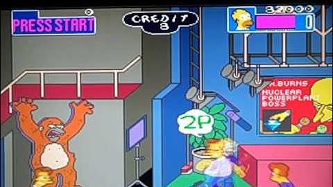 The Simpsons Arcade Start To finsh Homer Part 3