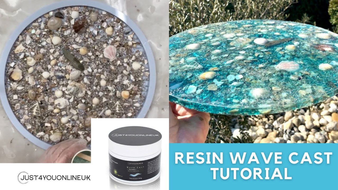 How To Make Ocean Waves With Resin NEW Resin Wave Castâ„¢ - How to create realistic textured resin ocean