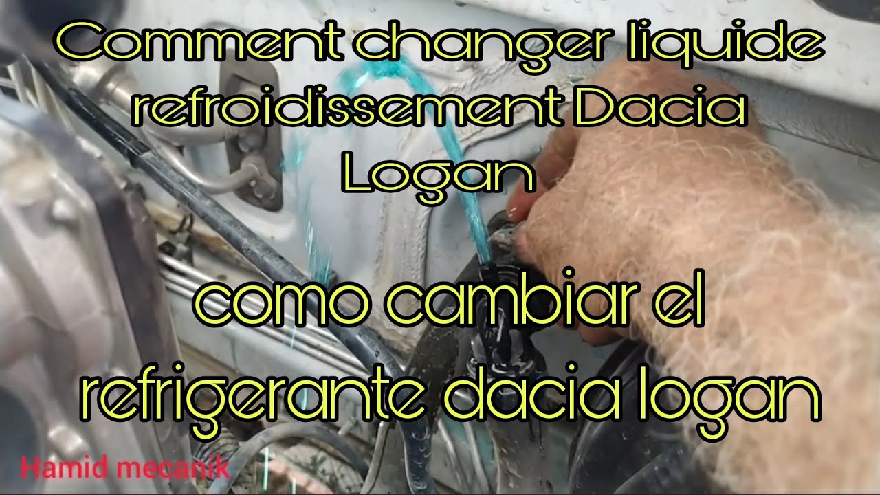 Comment changer liquide refroidissement Dacia 1.2 essence, Como cambiar refrigerante dacia logan