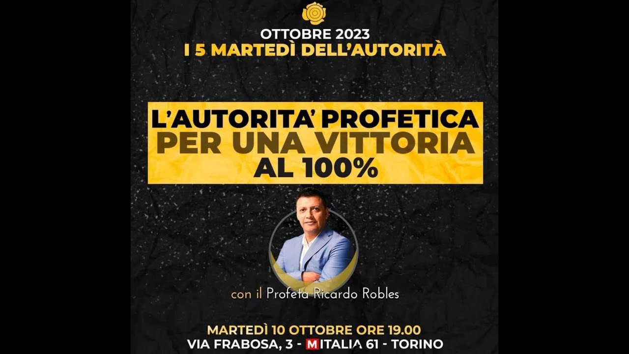 Autorità profetica con il Profeta 
