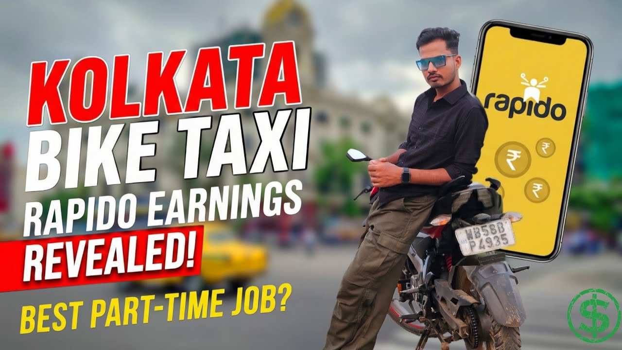 🤑Kolkata bike Taxi 🤑| Rapido Captain Income 🚀 | Bike Taxi In Kolkata |The Esa Vlogs 