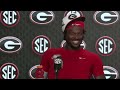 Wes Johnson, players react after Georgia's comeback victory over Florida.
