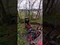 I Dropped My Motorcycle Into a Creek ALONE — Epic Mud Recovery! 🏍️💪 #asmr #bushcraft #shortsvideo