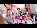 ♡ 24h DANS UNE JOURNEE (productive) AVEC MOI