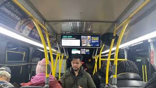2021 Novabus lfs Hev Bx22 bus ride  from  E Fordham Rd/3 Av to Morris Park Av/White Plains rd.