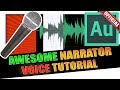 🎤 How To Get The Soft, Silky, Smooth Narrator Voice In Adobe Audition🎙️