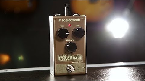 Tore Mogensen Demos The TC Electronic Echobrain Analog Delay Effect Pedal