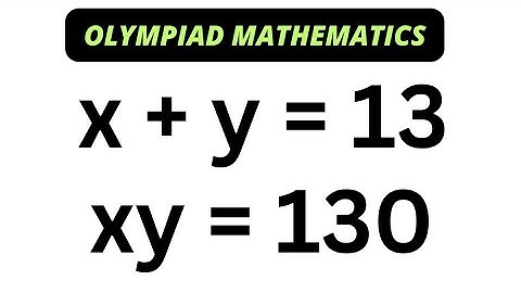 Math Olympiad Problem | How To Solve For A and B In This Problem | Algebra 