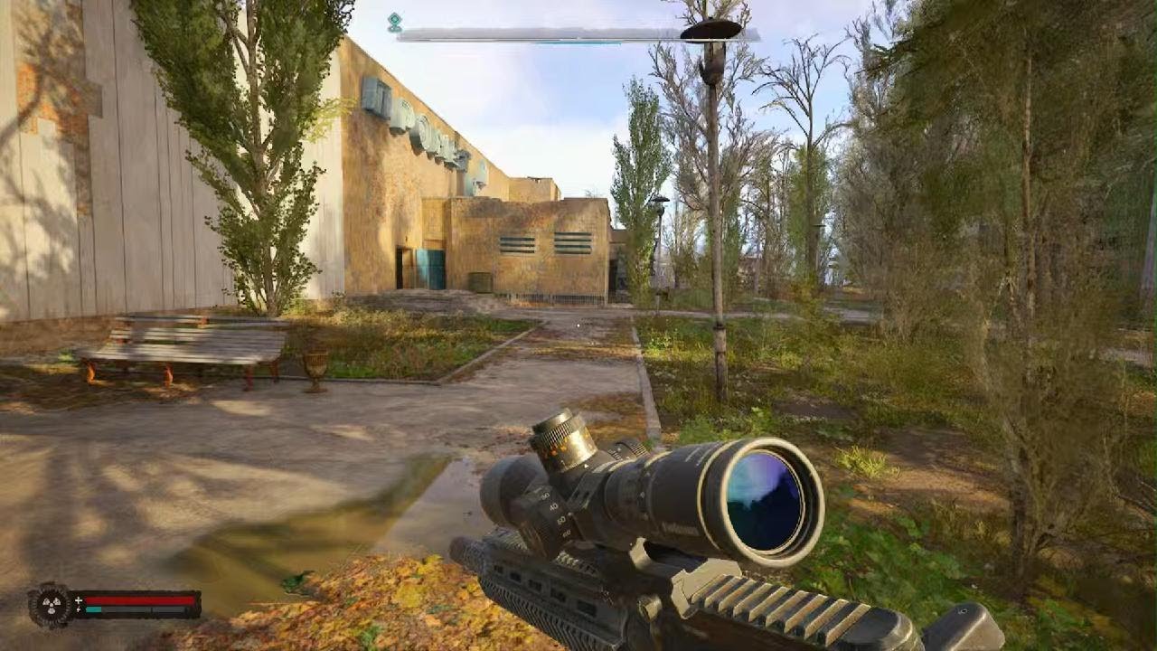 S.T.A.L.K.E.R. 2: Heart of Chornobyl_2025 gauss gun early Pripyat