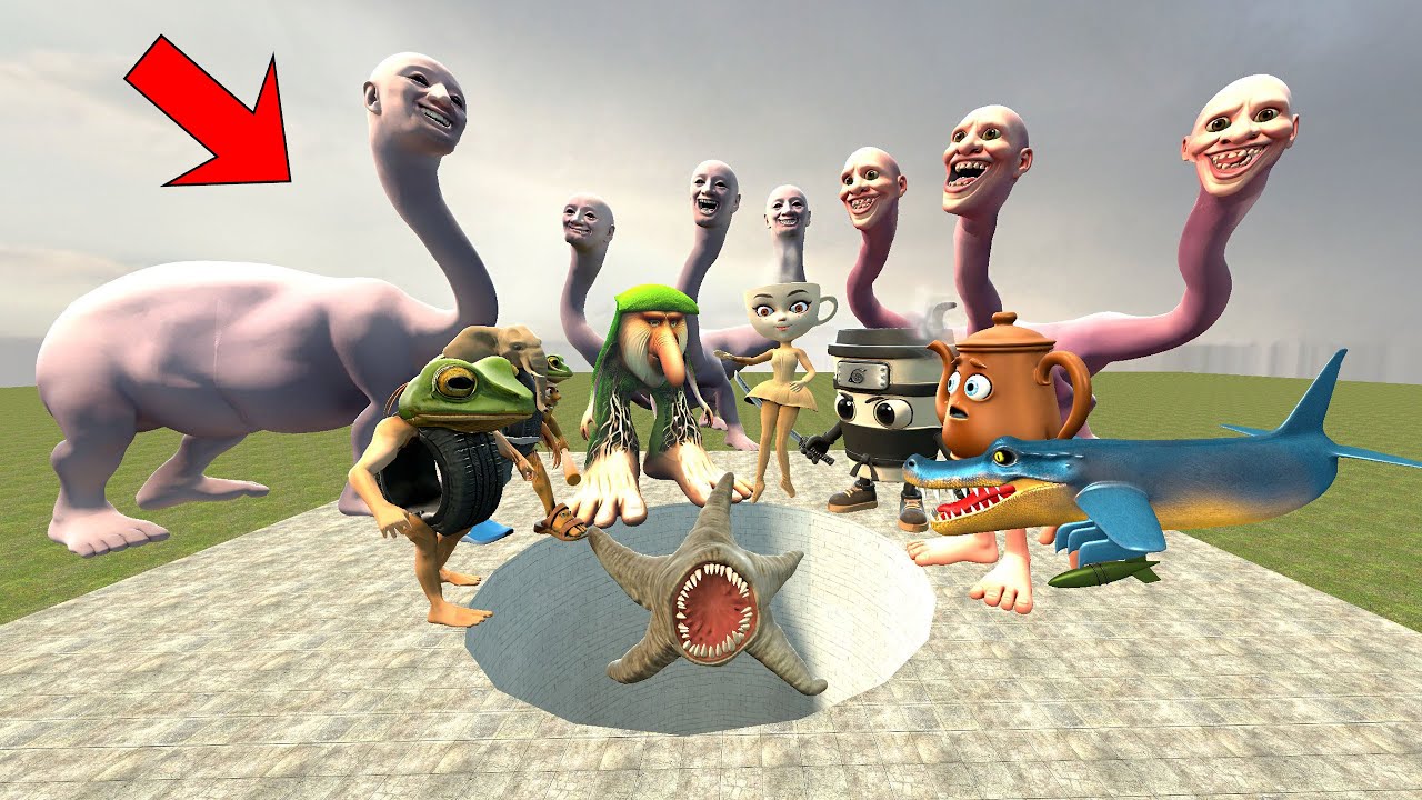 NEW STARFISH MONSTER PHASE 2 vs ITALIAN BRAINROT in Giant Pit