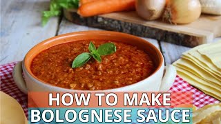 CARA MUDAH MEMASAK SAOS BOLOGNESE OLEH ITALIAN CHEF