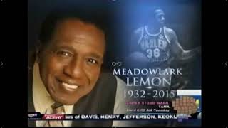 Meadowlark Lemon:  News Report of His Death - December 27, 2015